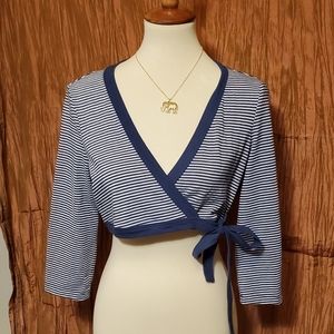 NWT Motherhood stripped shrug size M